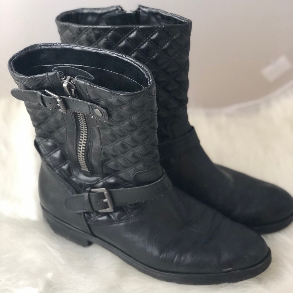 Leather Motorcycle Boots